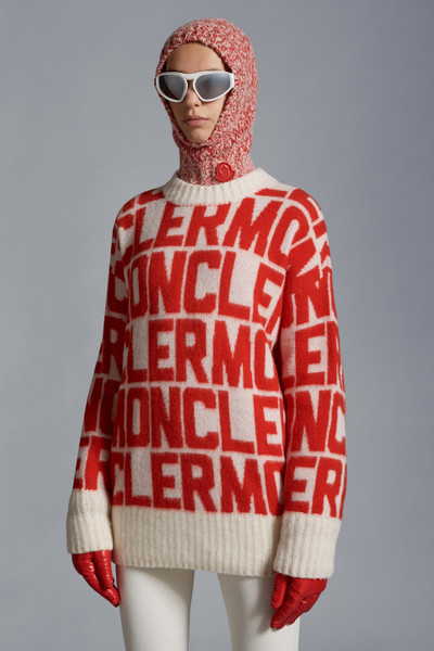 Moncler Logo Wool Jacquard Sweater outlook