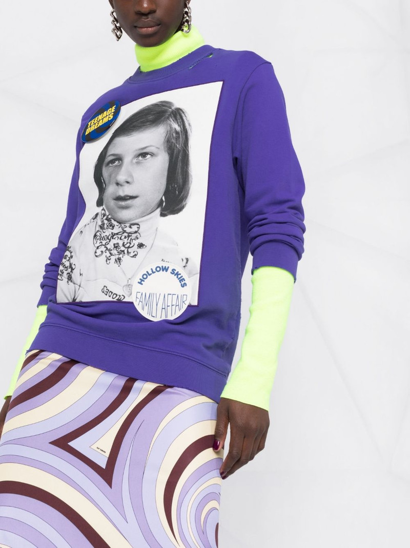 photograph print sweatshirt 3