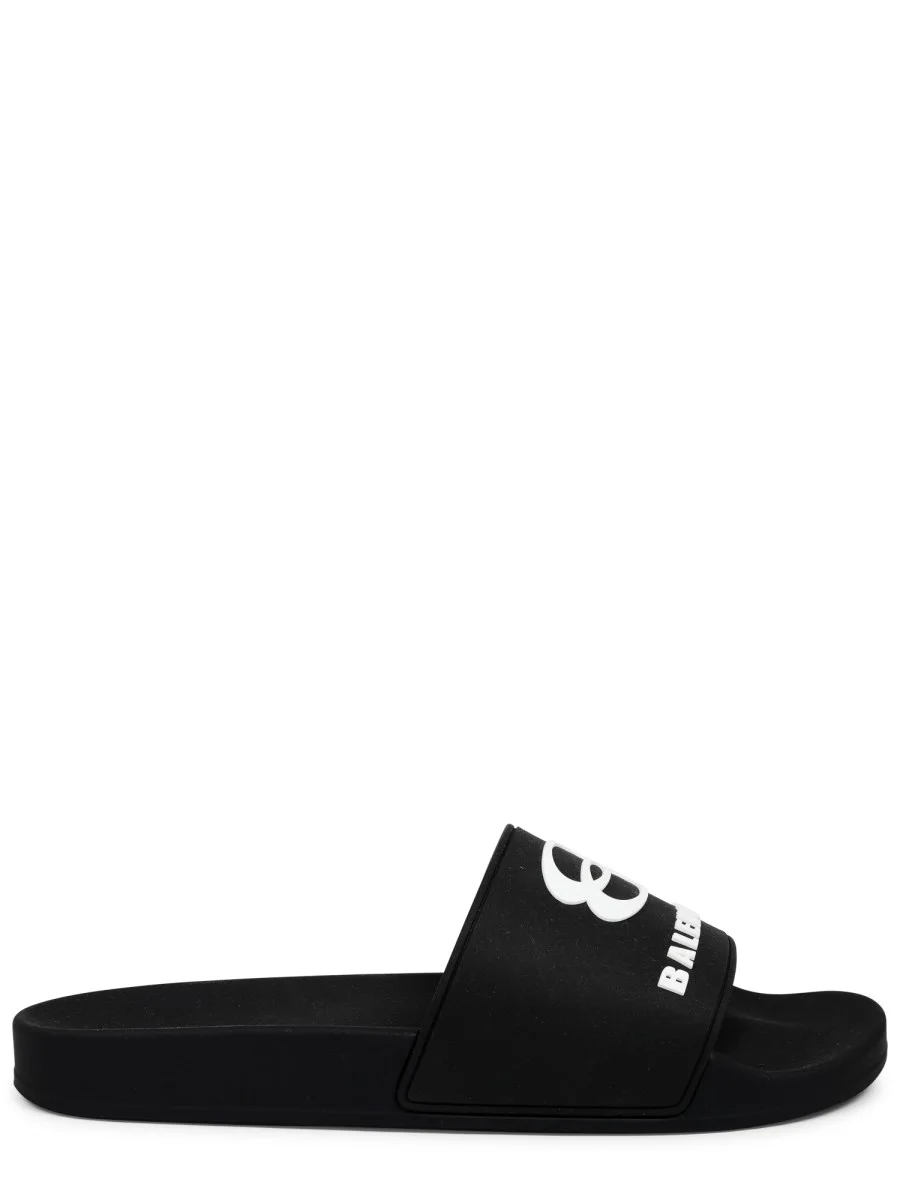 SLIP-ON POOL SANDAL WITH LOGO - 1