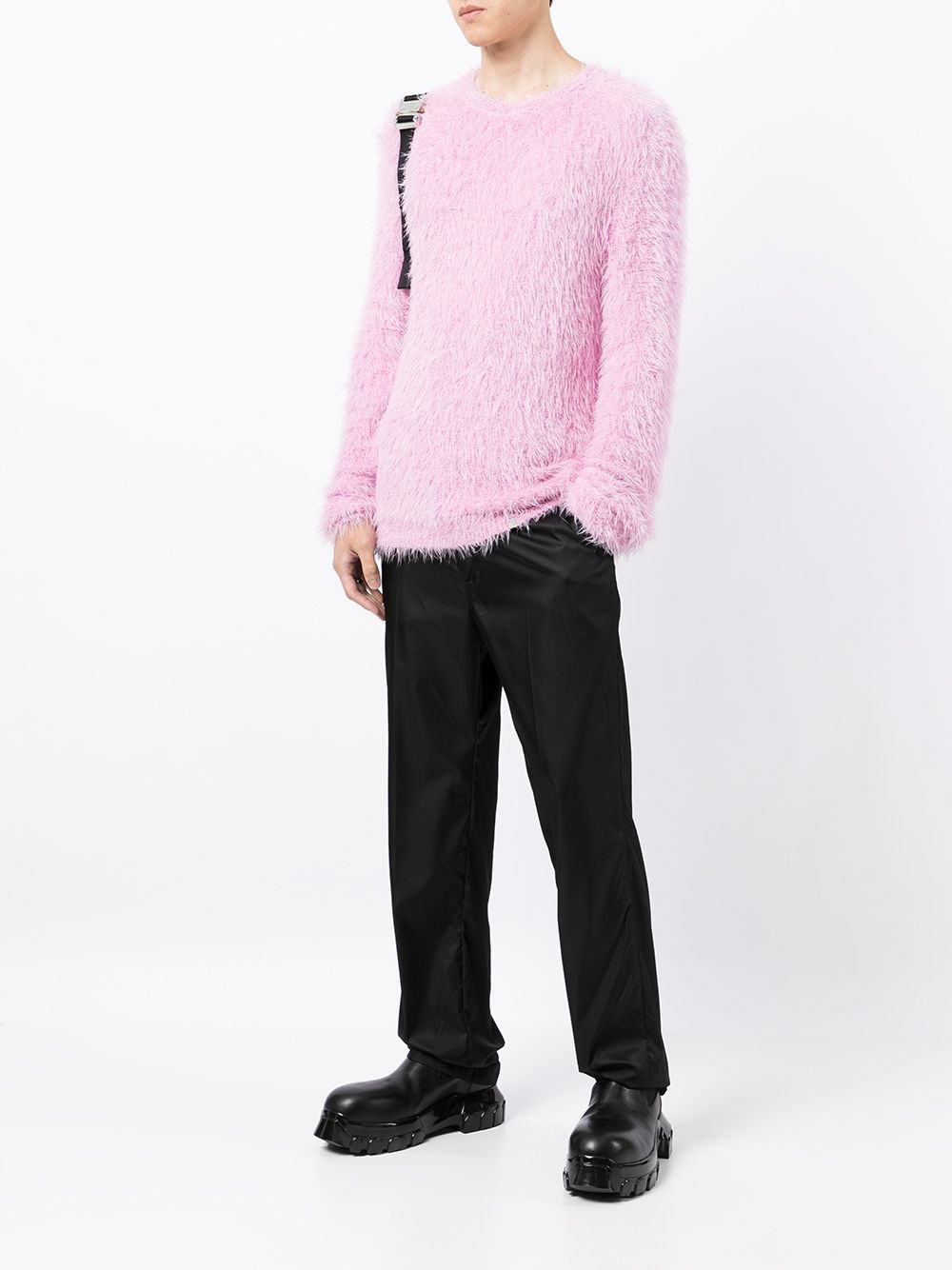 fluffy crewneck jumper - 2