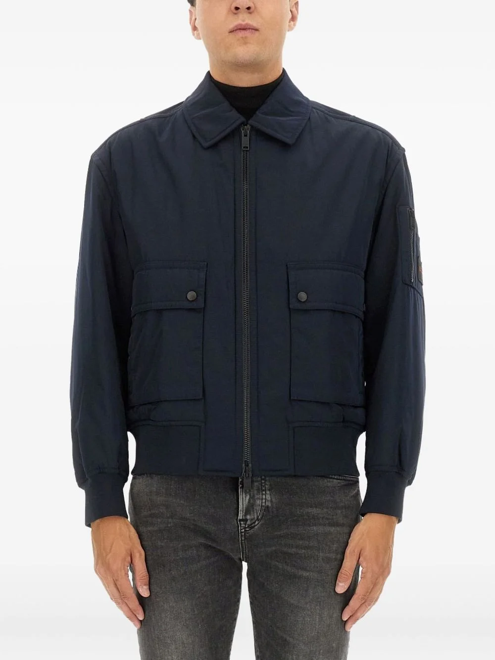 collared pocket jacket - 1