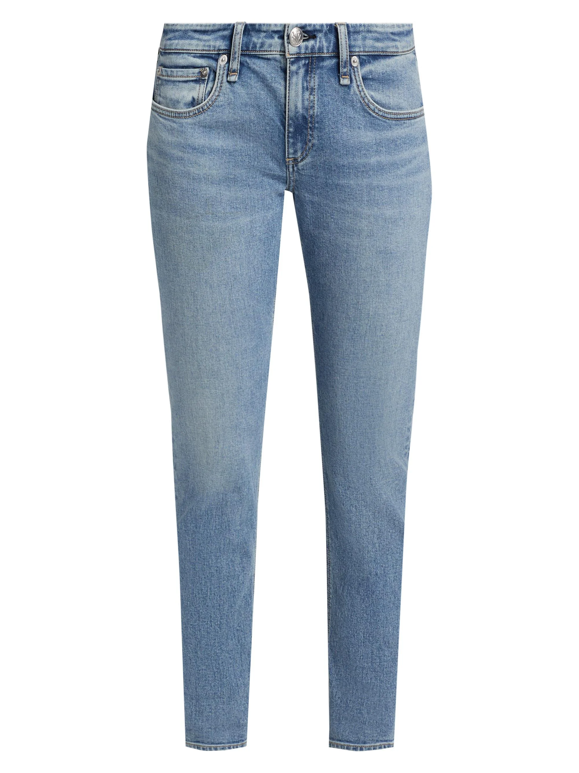 Women's Dre Slim Low-Rise Boyfriend Jeans - Redwood - 1