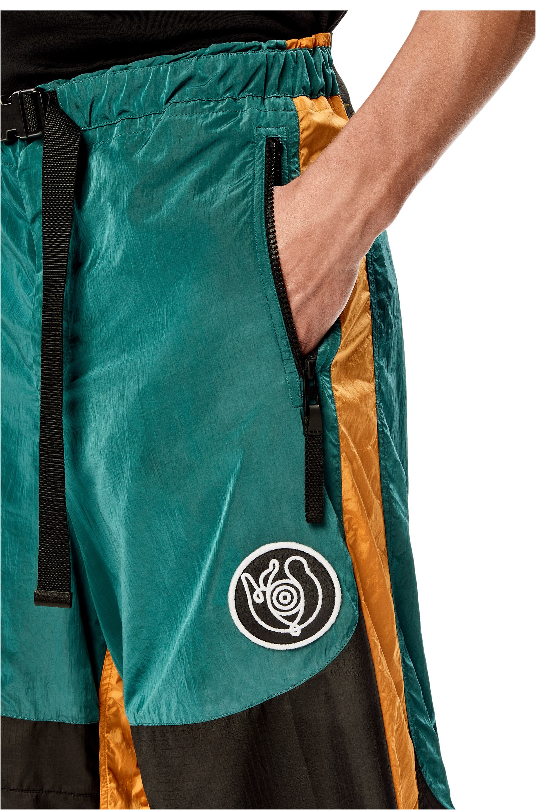 Drawstring panel trousers - 5