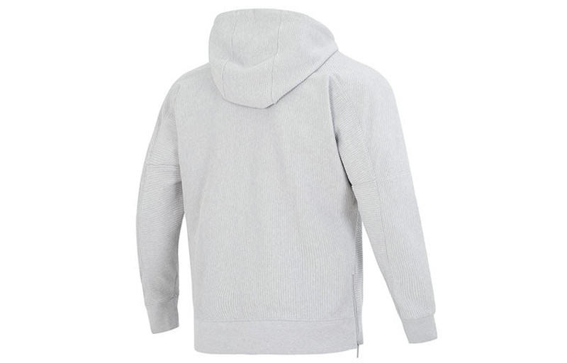 Under Armour Under Armour Ottoman Fleece Hoodie 'Light Grey' 1373878-558 outlook