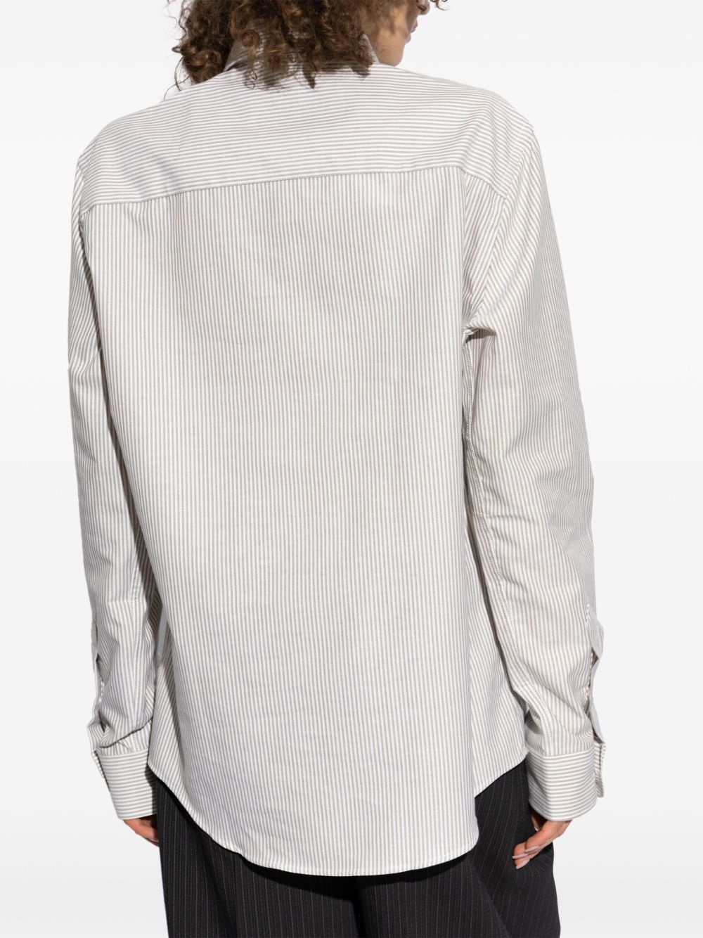 striped cotton shirt - 4