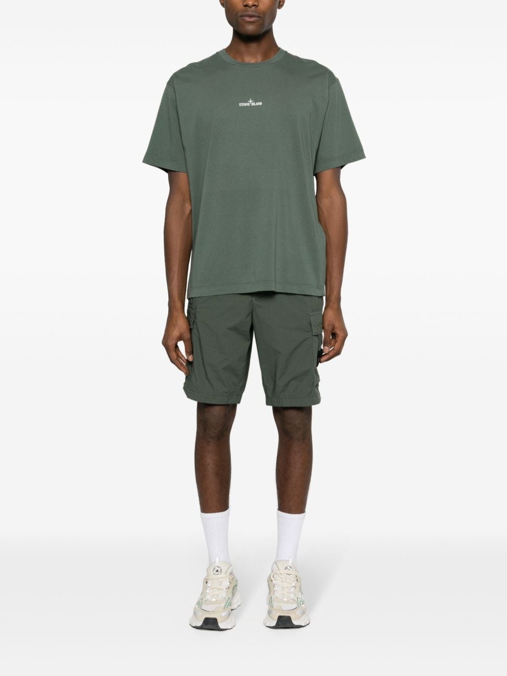taffeta cargo shorts - 2