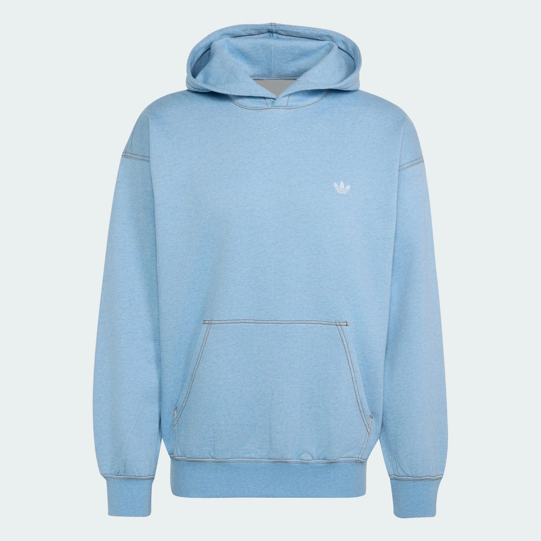 TREFOIL ESSENTIALS MELANGE LOOSE HOODIE - 1
