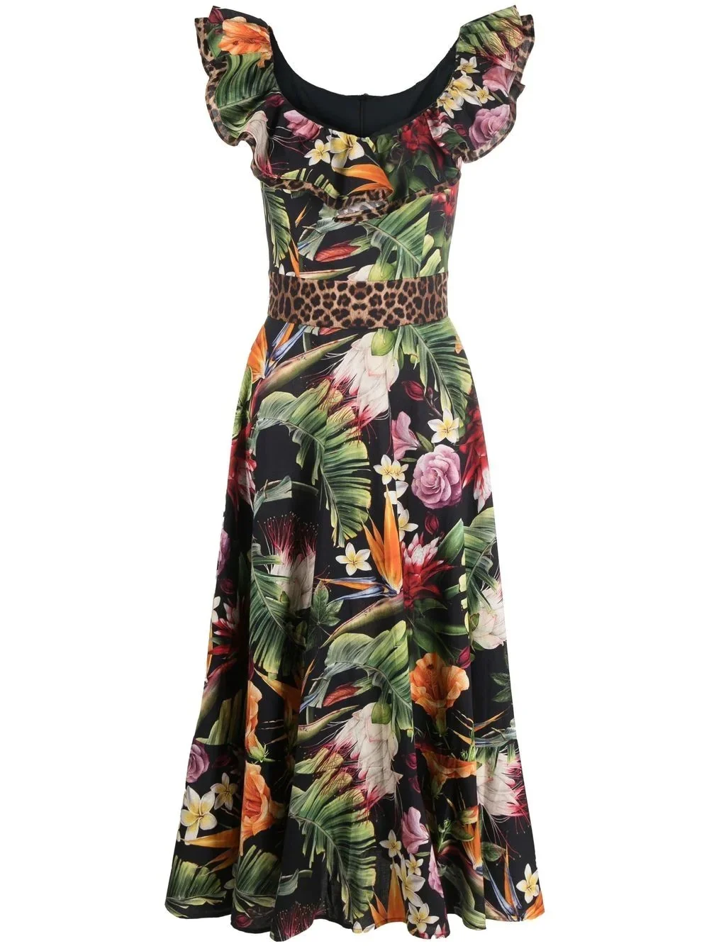 floral-print maxi dress - 1
