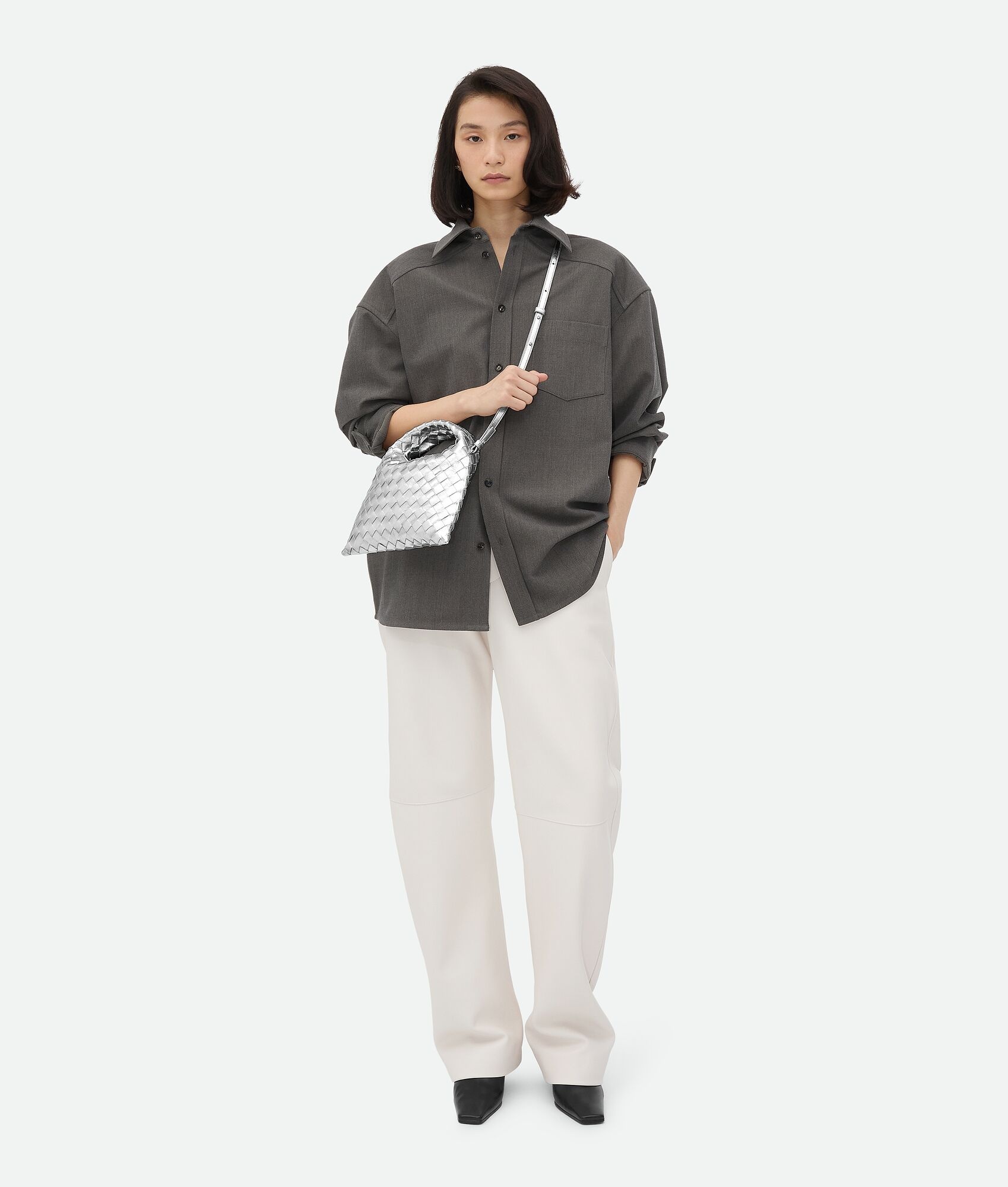 関税込 BOTTEGA VENETA スモール ハンドバッグ Bottega Veneta Mini Hop | bottegaveneta | REVERSIBLE