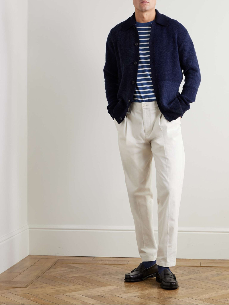 Oliver Spencer Britten Patchwork Wool Cardigan outlook