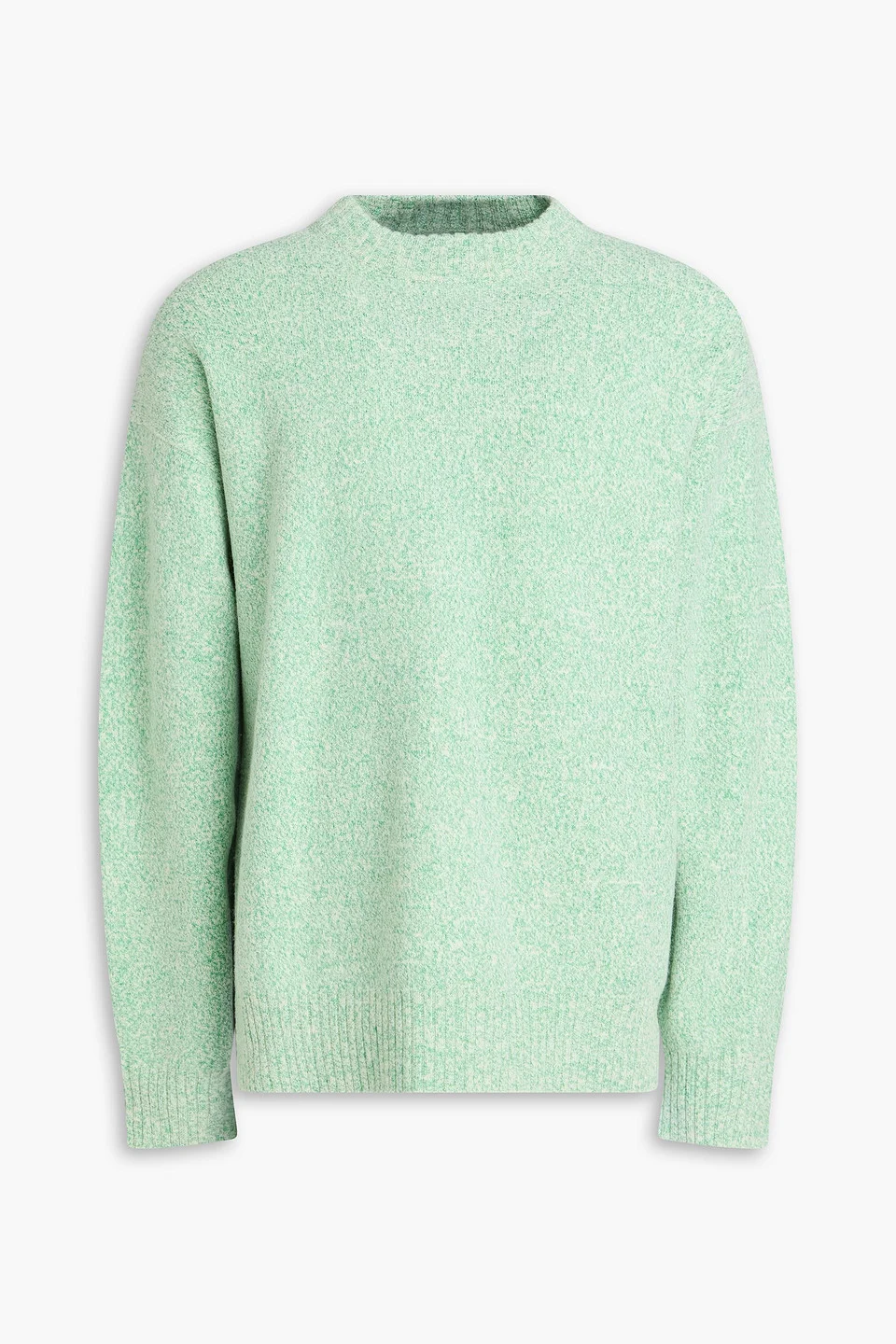 Mélange wool-blend sweater - 1