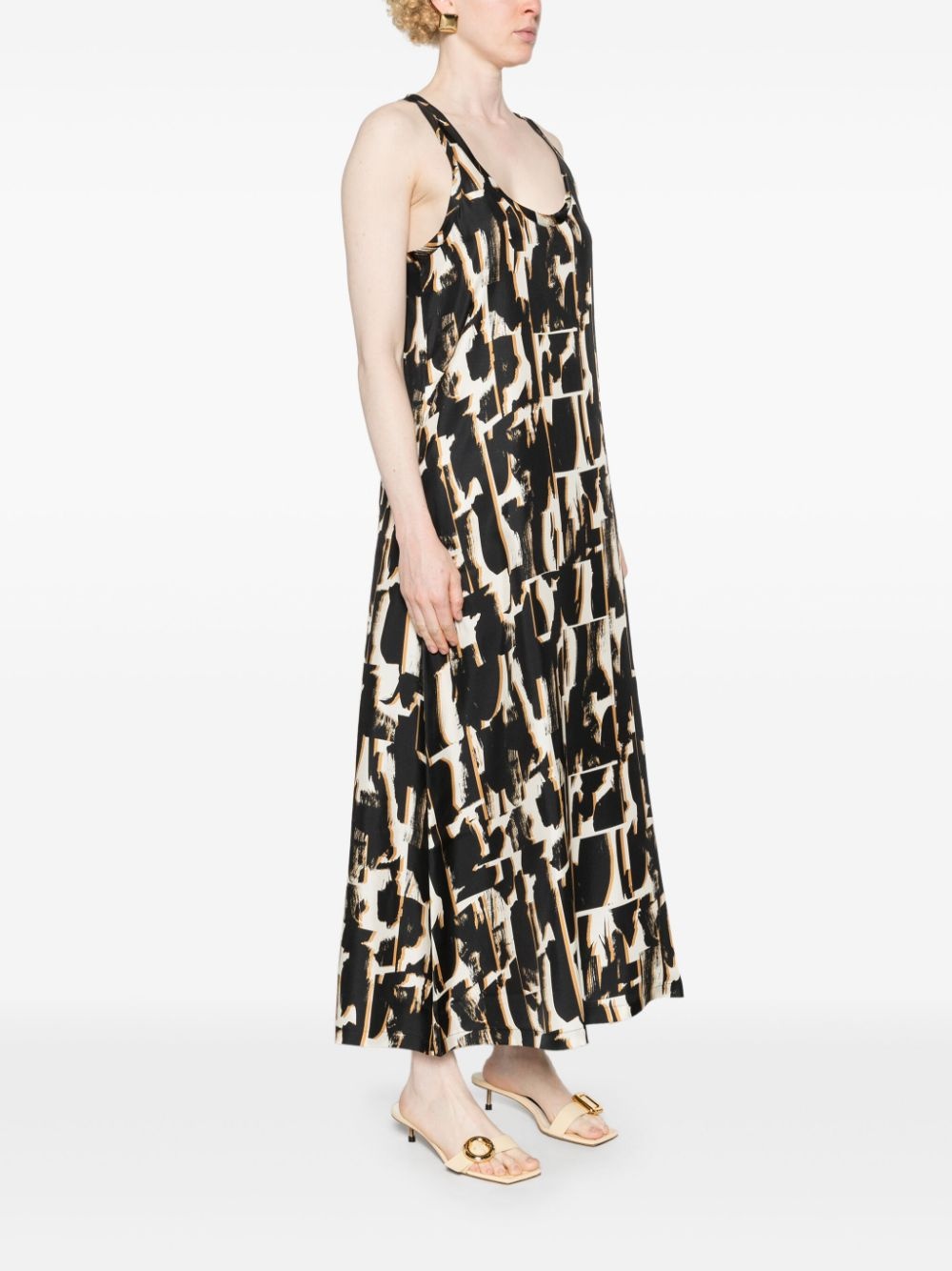 Allie silk midi dress - 3