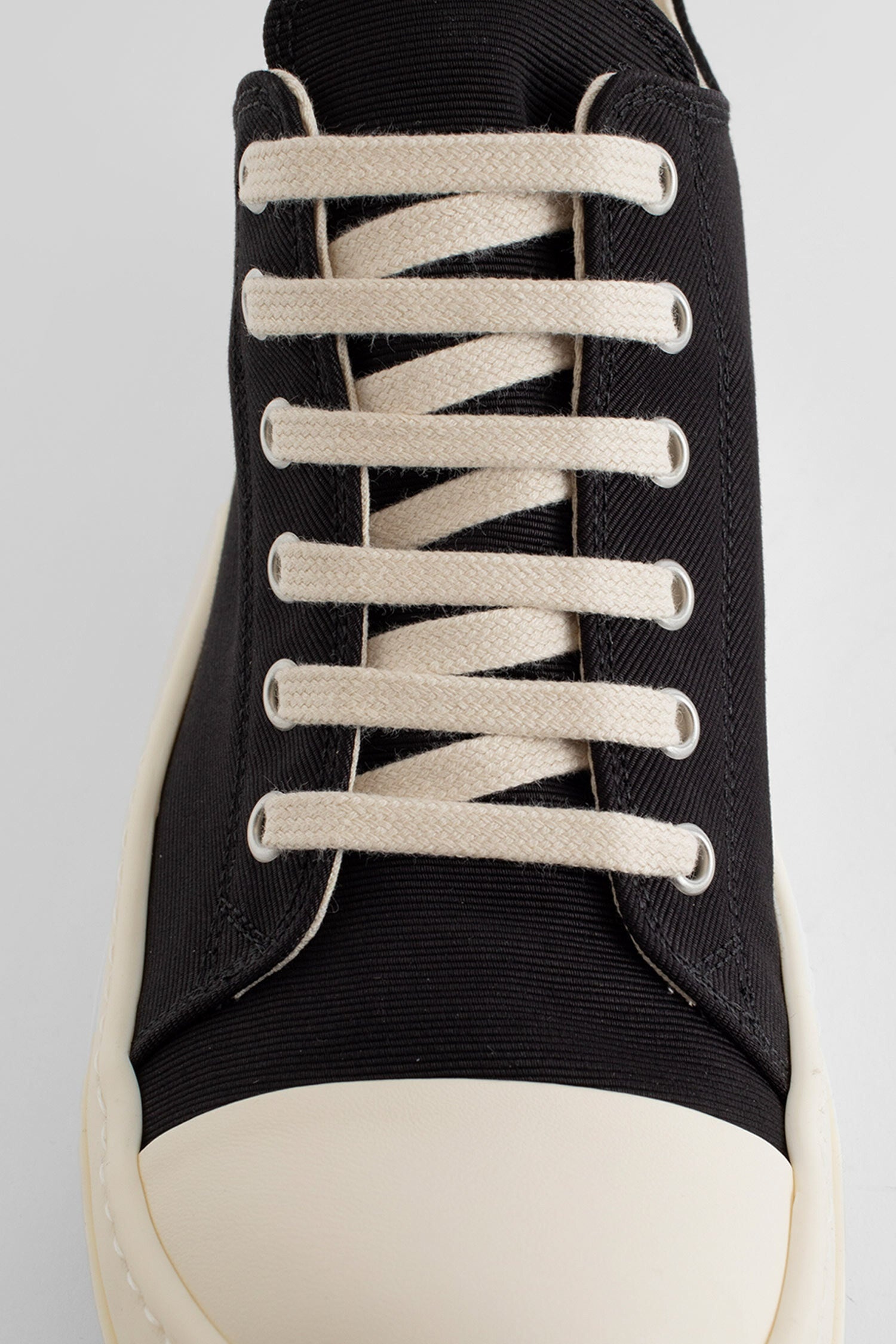 RICK OWENS WOMAN BLACK SNEAKERS - 5