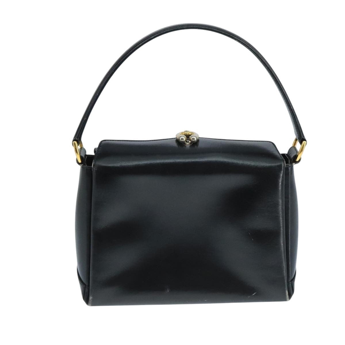 GUCCI Hand Bag Leather Black - 13