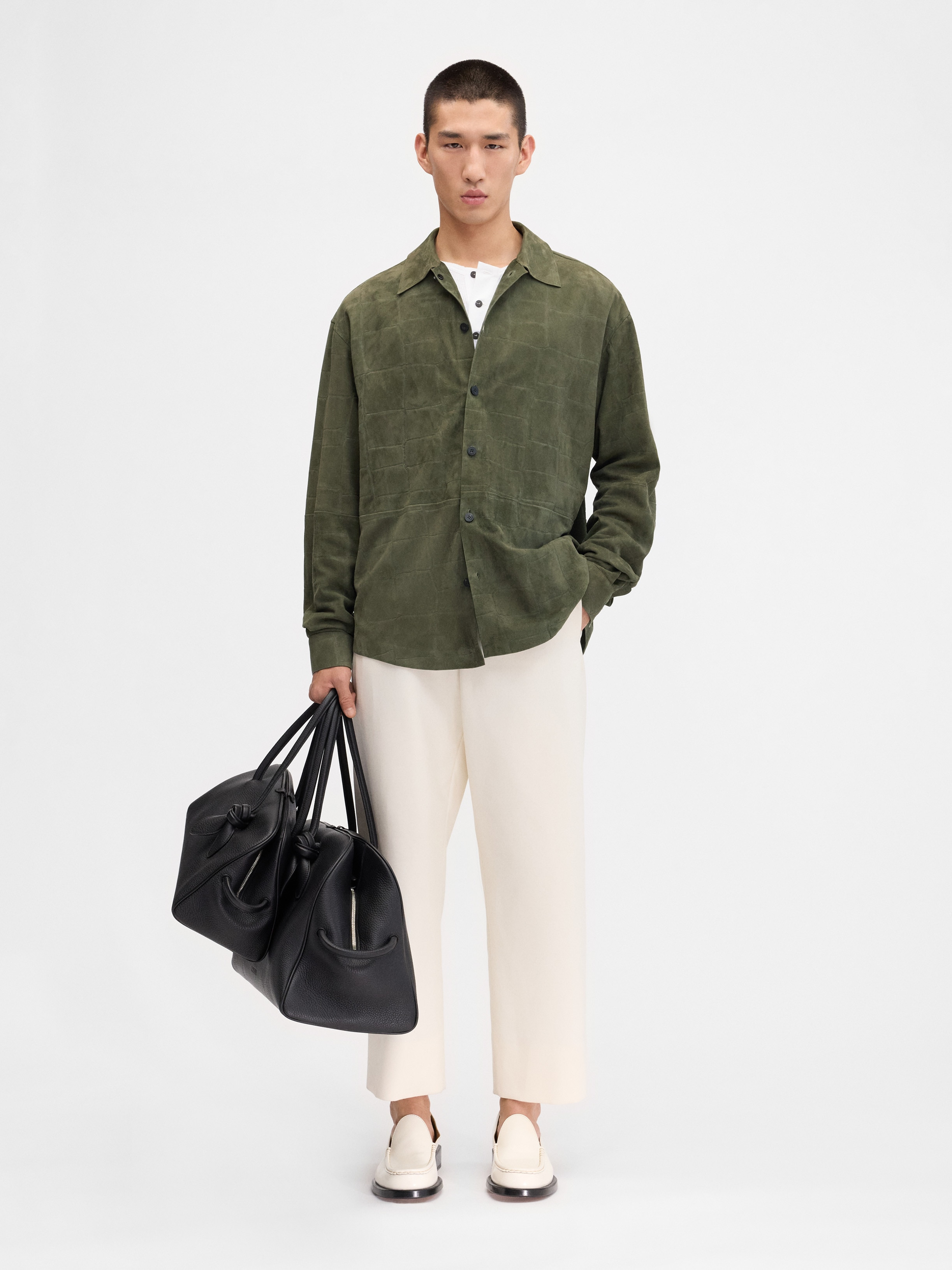 The Croco leather shirt - 2