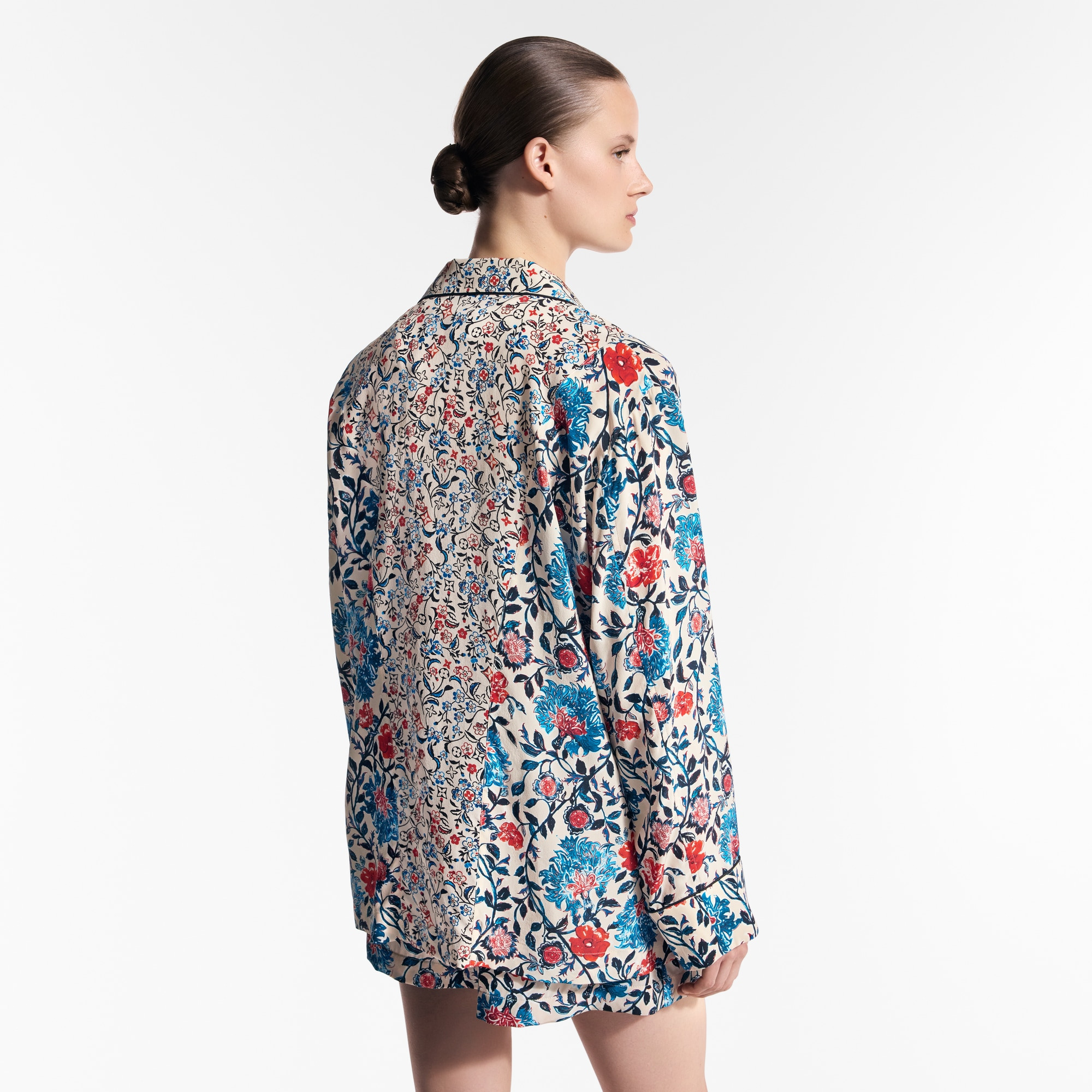 Floral Vine Pajama Shirt - 5