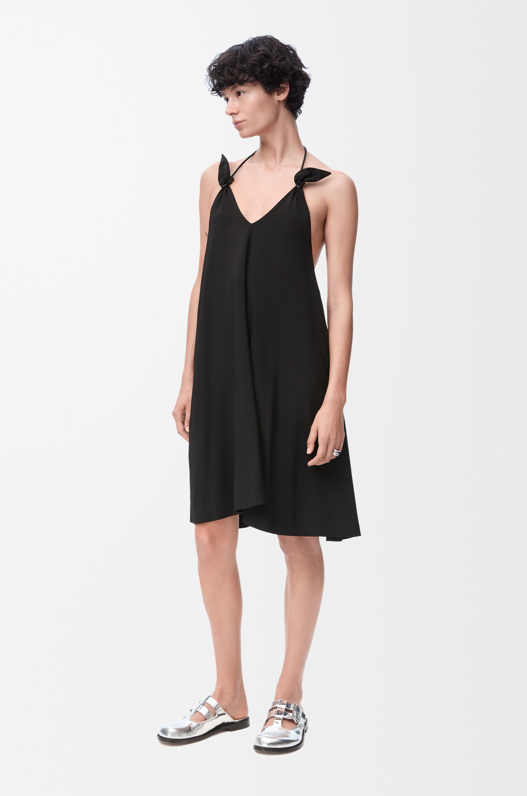 Loewe Flamenco dress in stretch viscose | REVERSIBLE