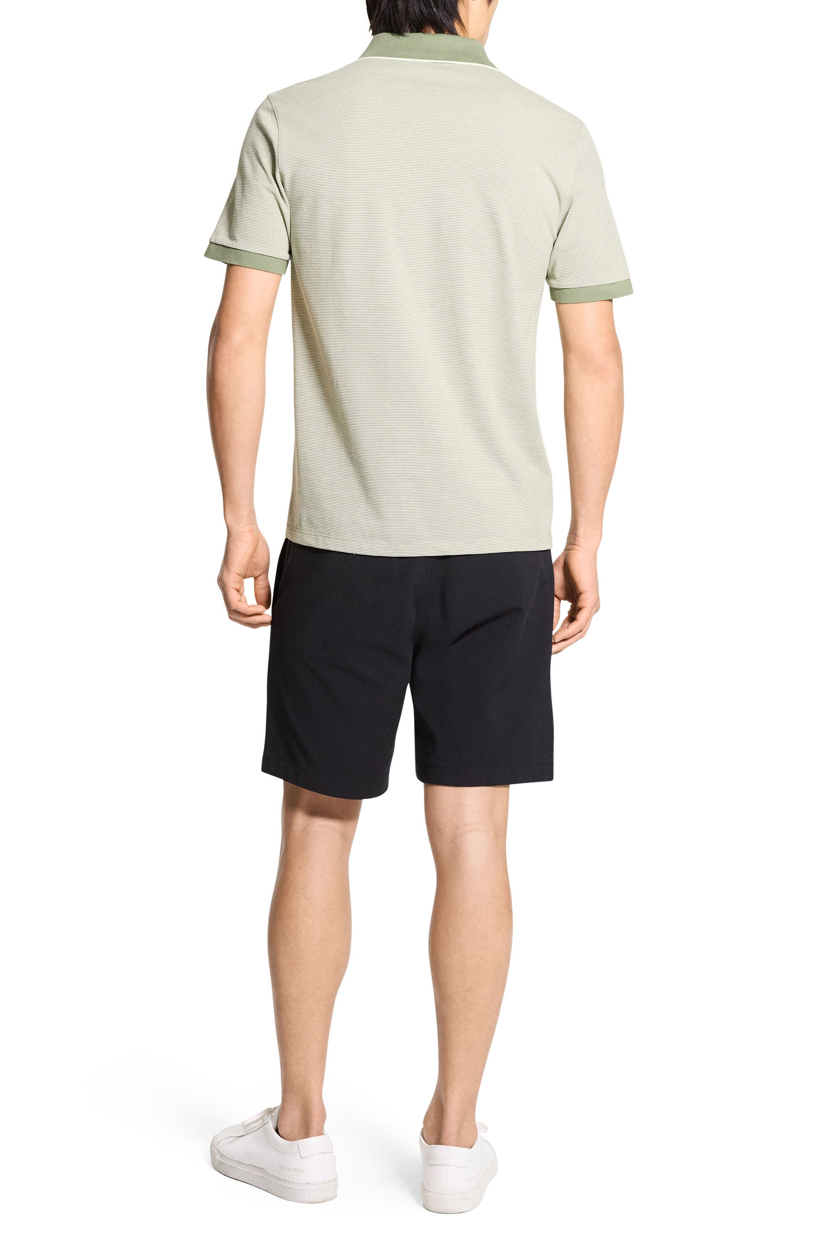 Theory Bird's Eye Polo in Green Multi at Nordstrom - 7