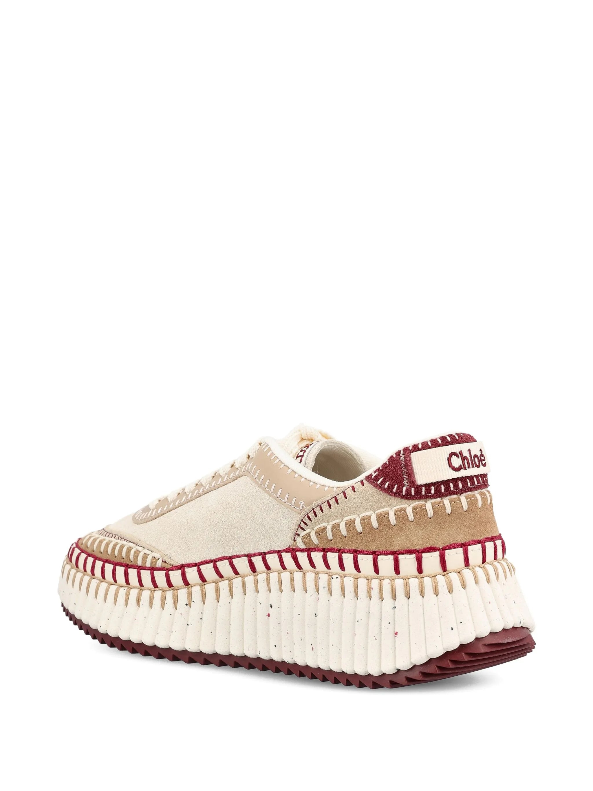 Nama textured-sole lace-up sneakers - 4