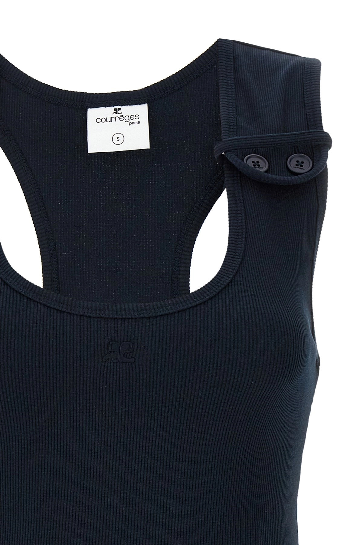 'Double Buckele 90's rib' dress - 4