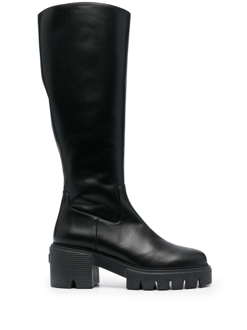 Soho calf-length leather boots - 1