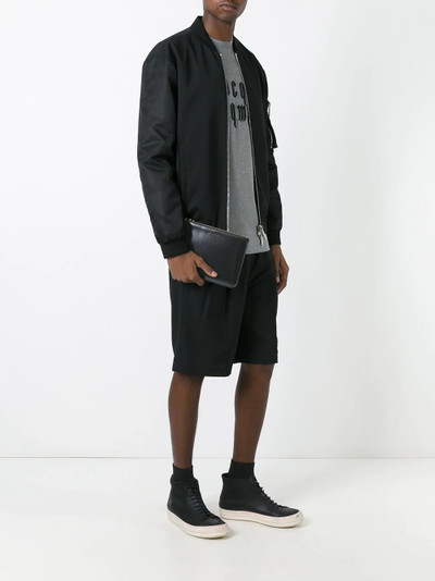 Comme Des Garçons top zip clutch outlook