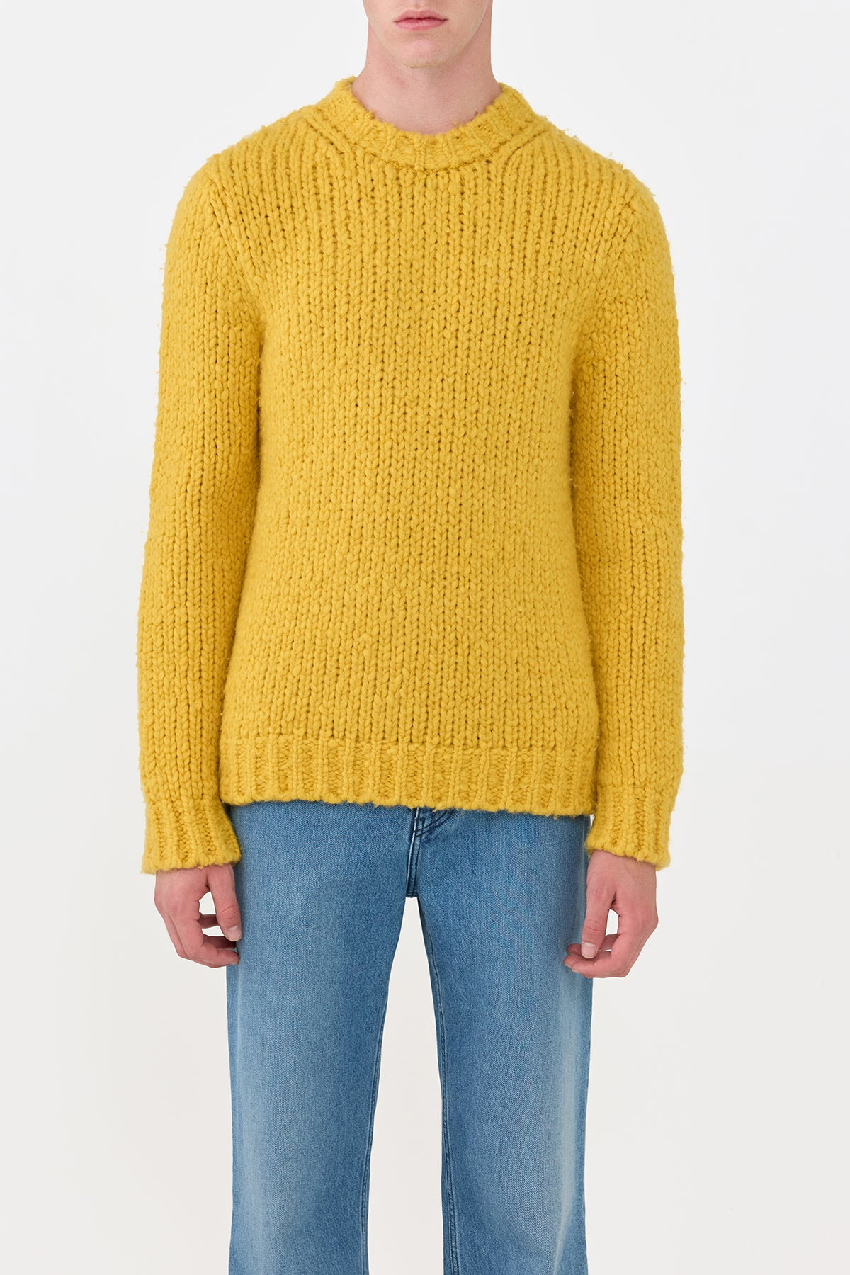 Lawrence Knit Sweater in Golden Birch Welfat Cashmere - 2