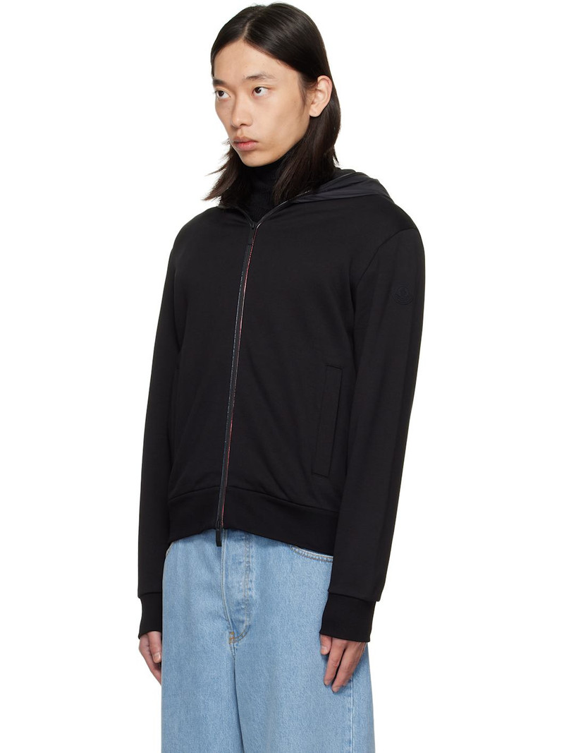 Moncler Black Zip Up Cardigan Jacket outlook