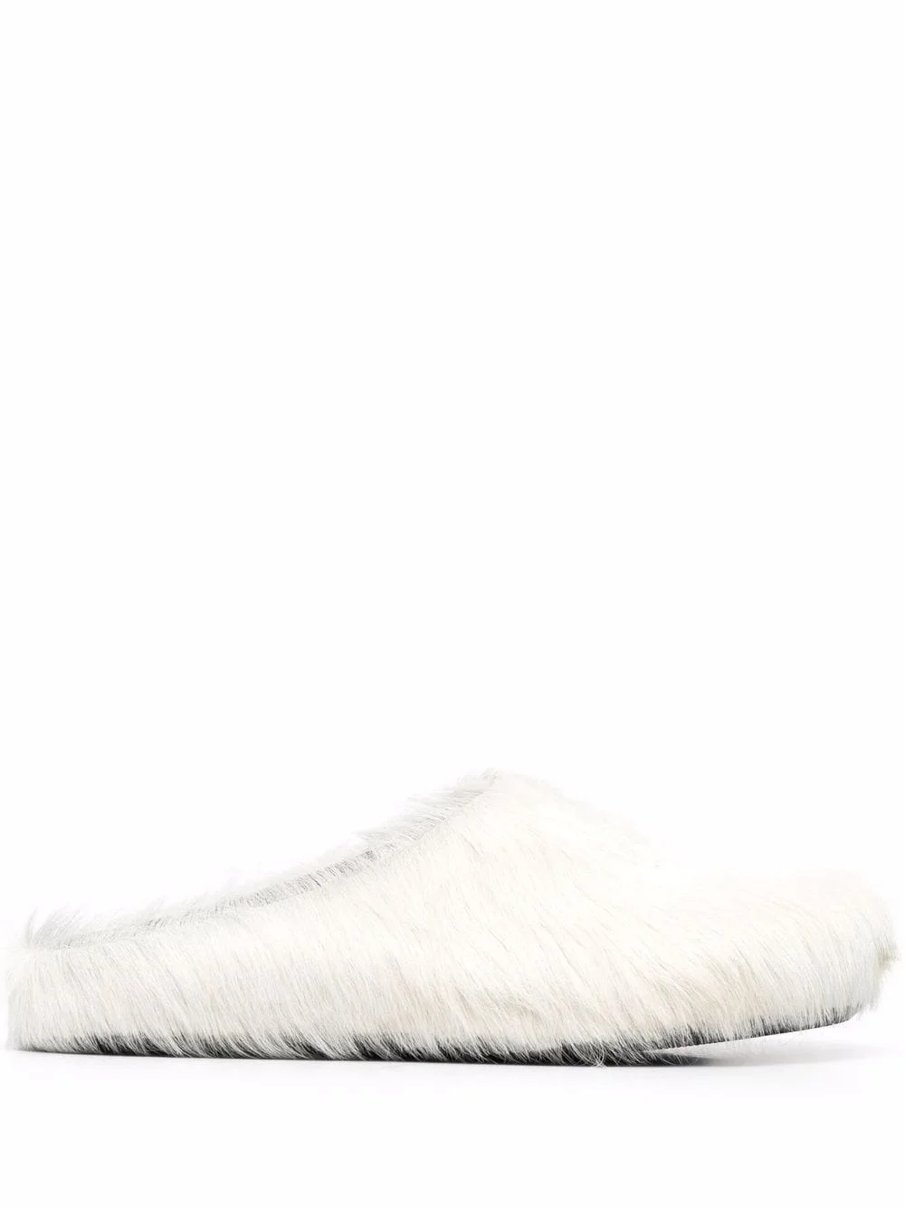 textured calf hair clog slippers - 1