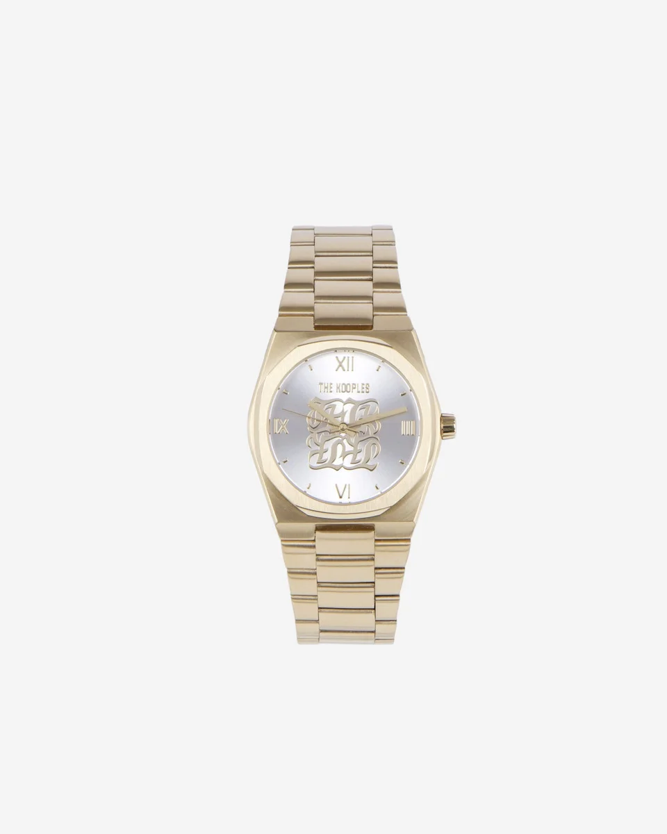 GOLD MONOGRAM WATCH - 1