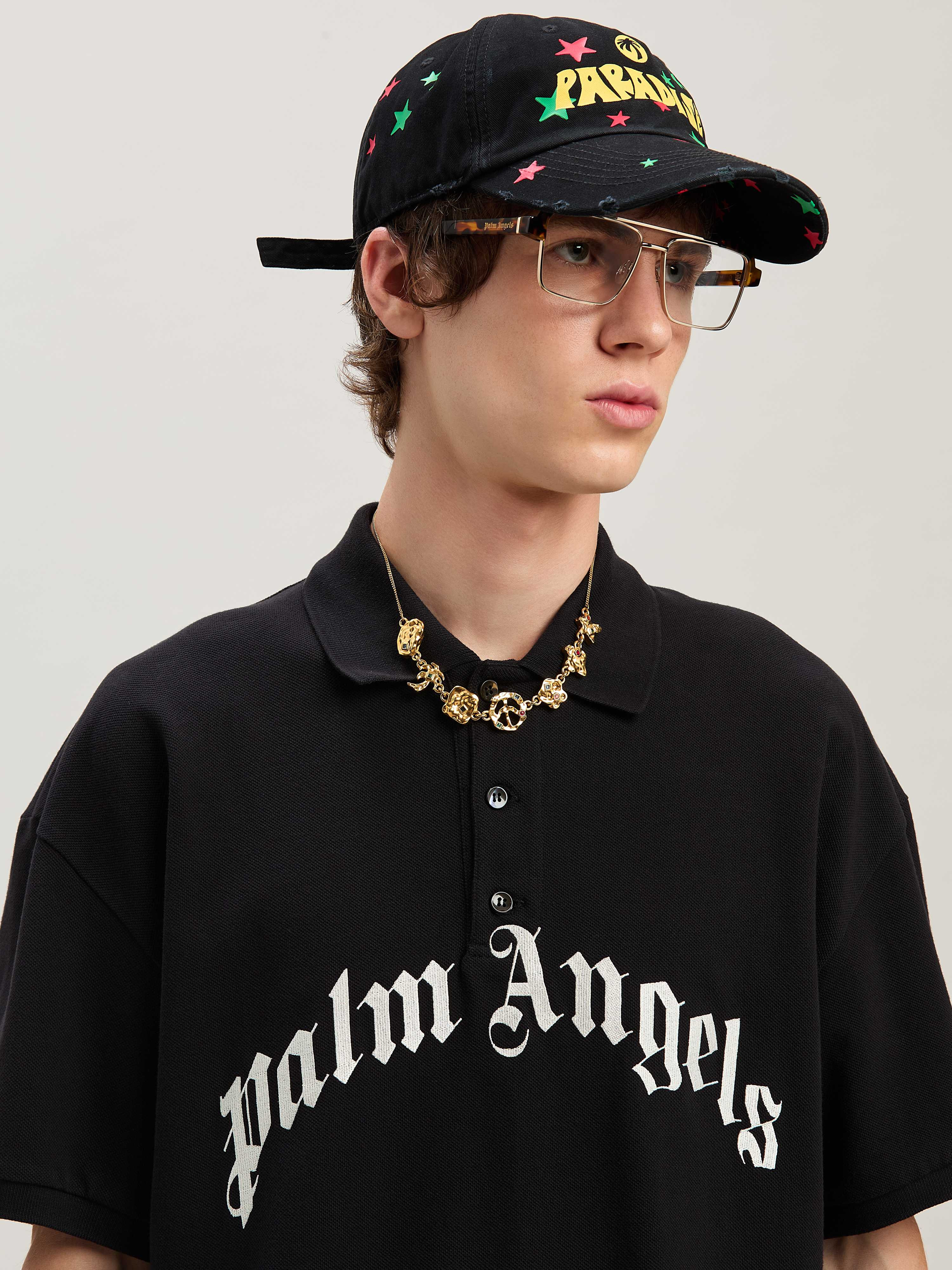 Curved Logo polo shirt - 6