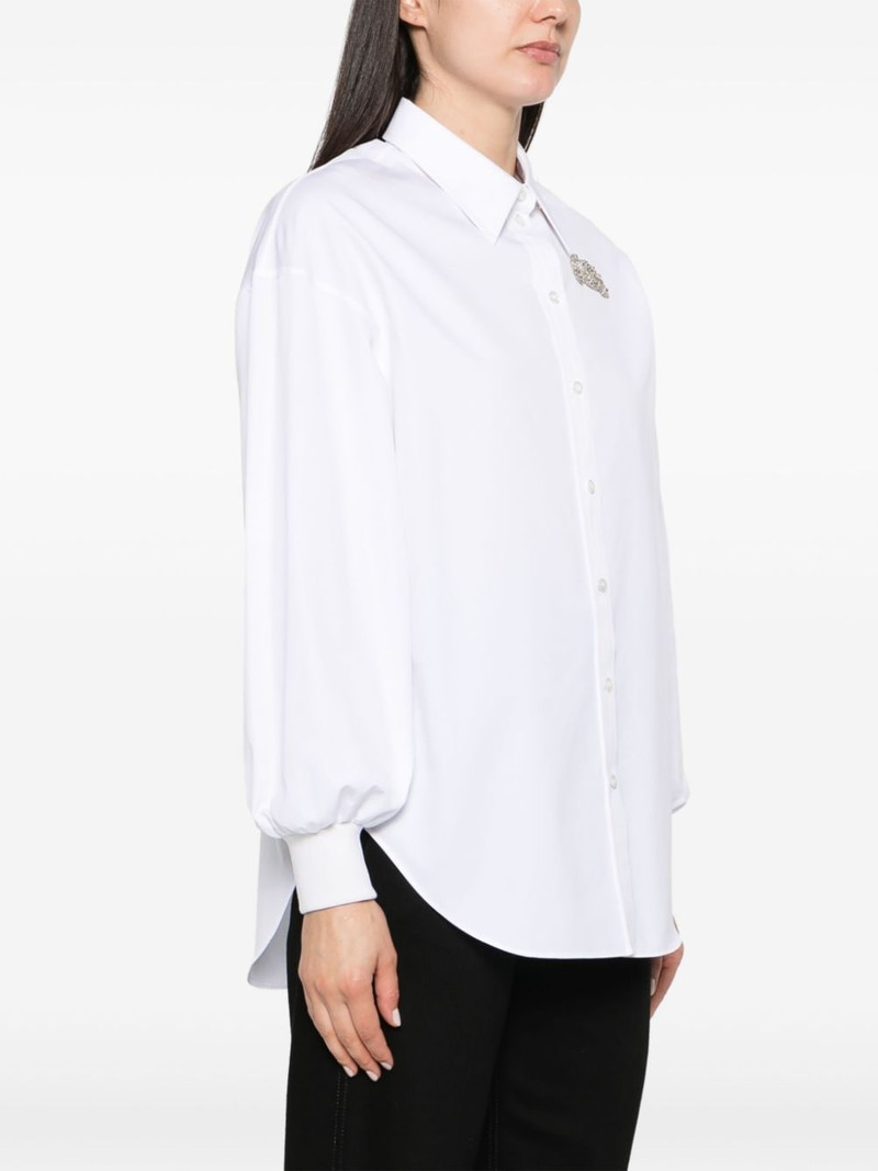 crystal-embellished cotton shirt 3