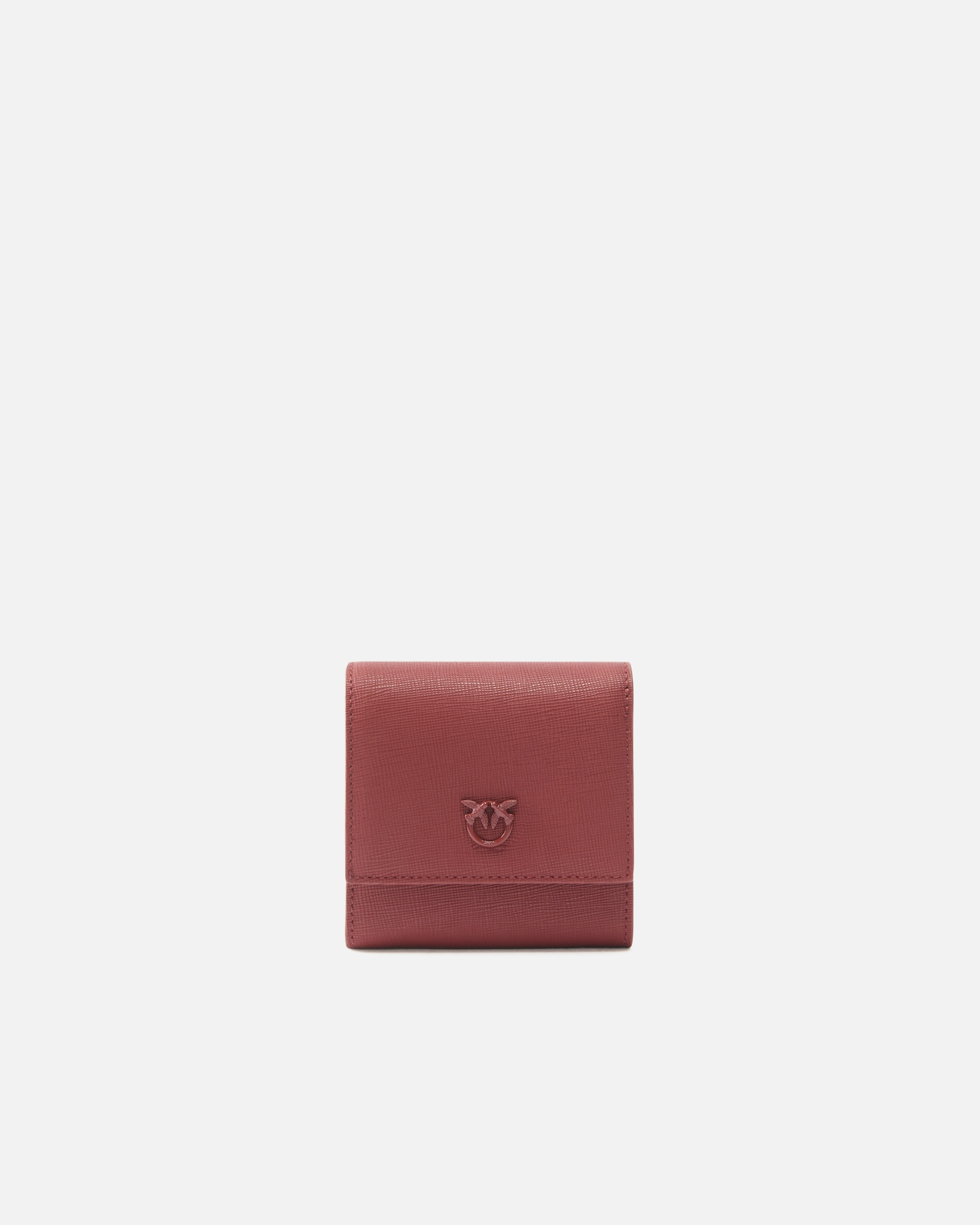 SQUARE SAFFIANO LEATHER COIN PURSE - 1