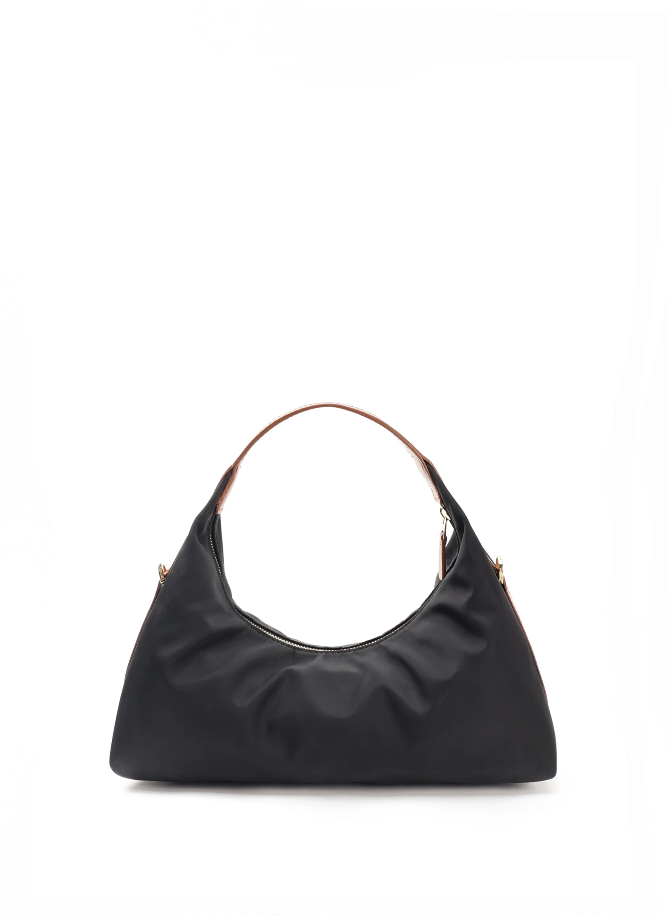 Le Nylon Small Nylon/Leather Trimming Black/Cognac - 1