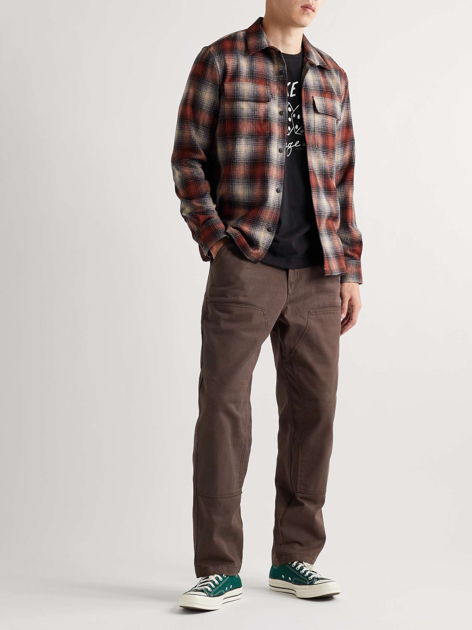 Sten Checked Wool-Blend Overshirt - 2