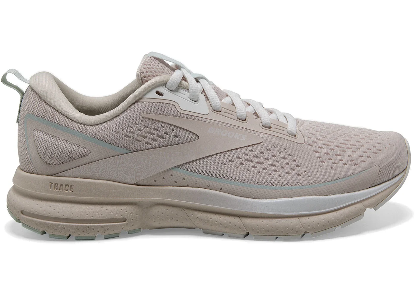 Brooks Trace 3 Crystal Grey Blue Glass White (Women's) - 1