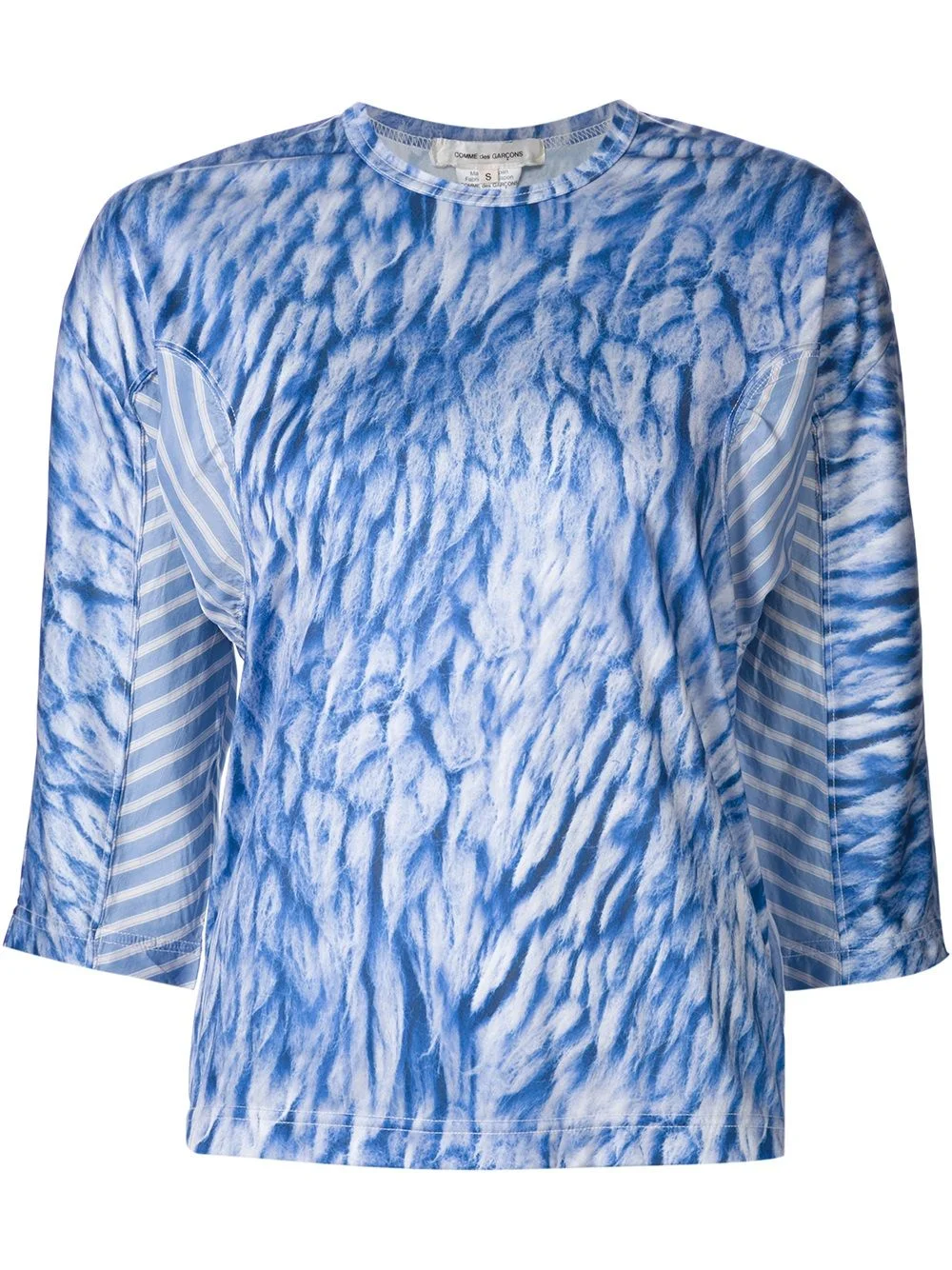 abstract print blouse - 1