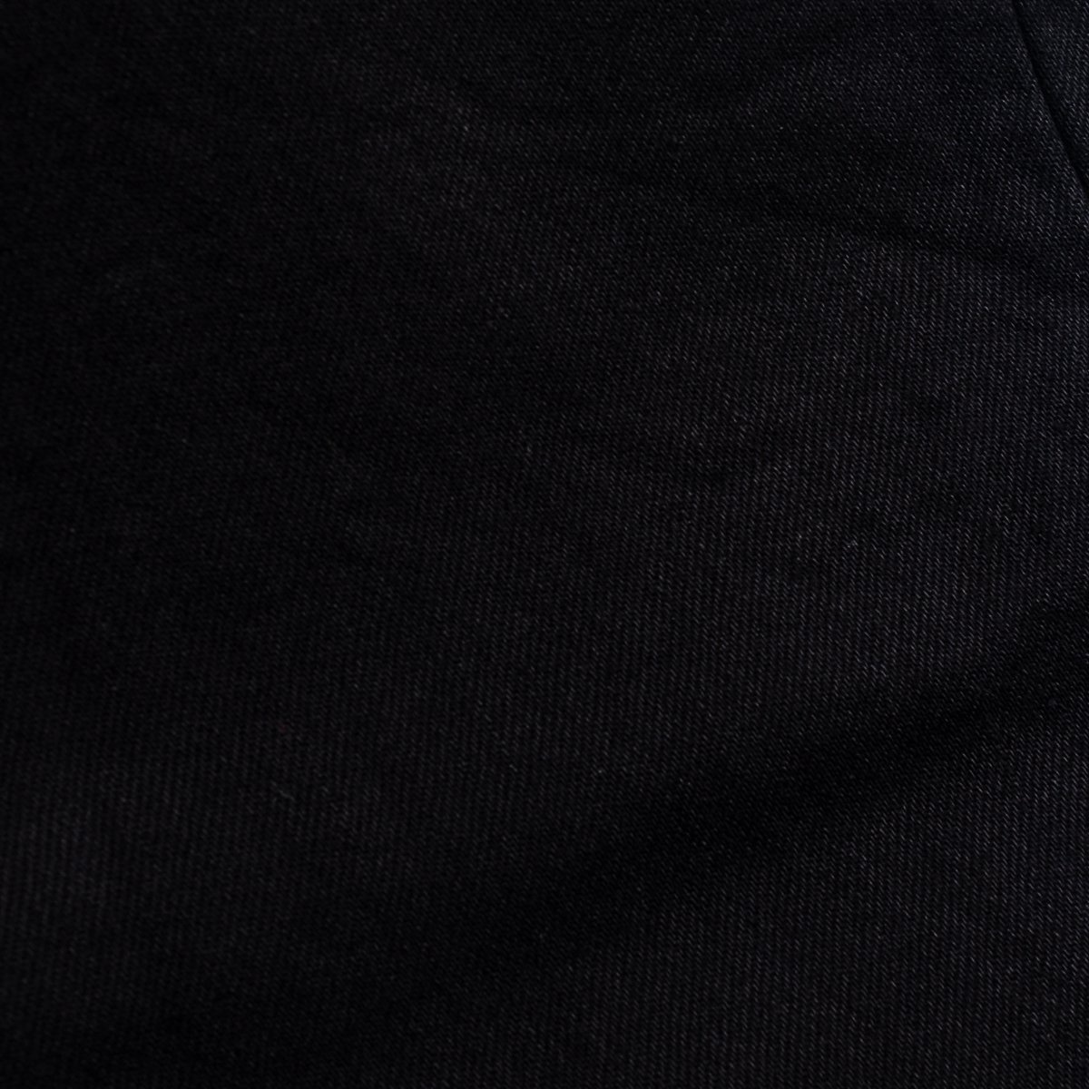 IH-666S-142bb 14oz Selvedge Denim Slim Straight Cut Jeans - Black/Black - 16