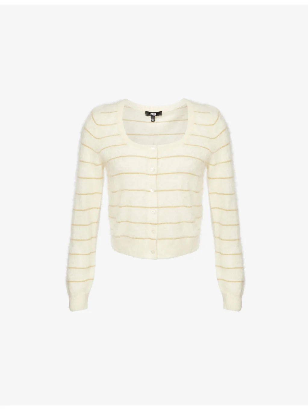 Fortuna Stripe Cashmere Cardigan - 1