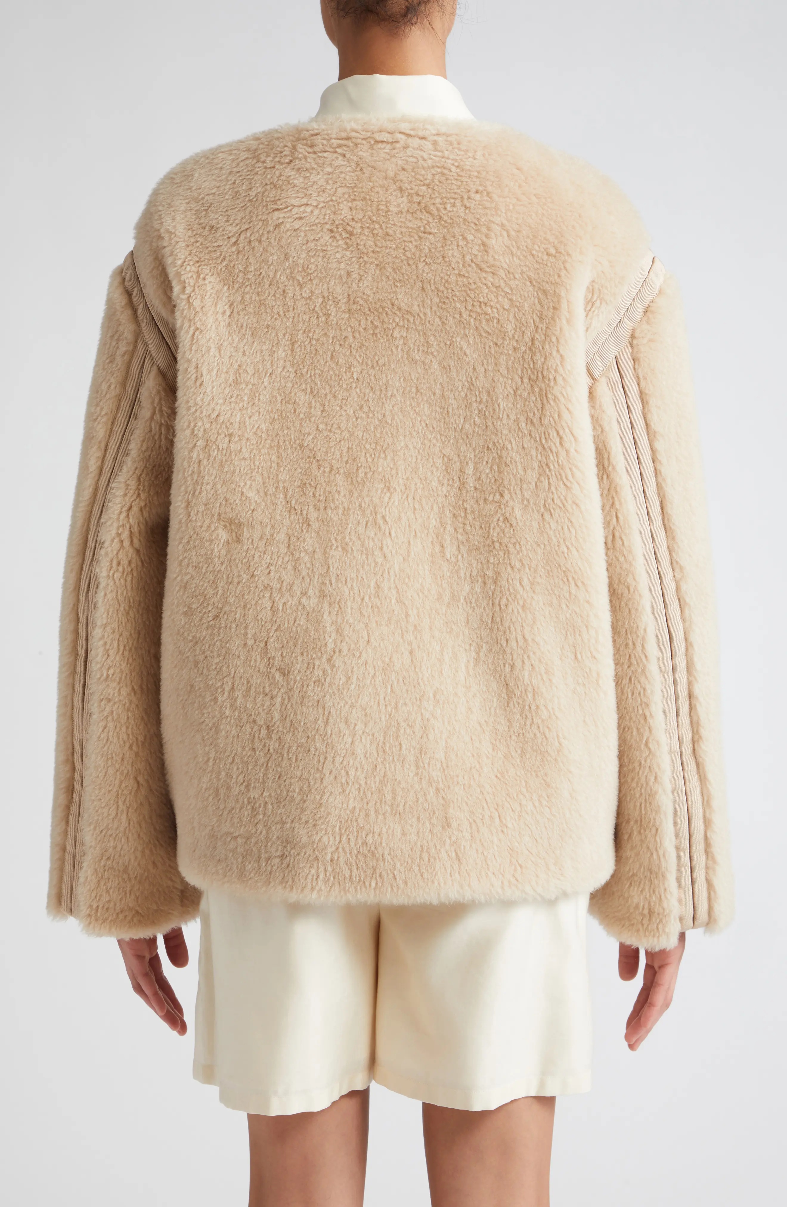 Panno Alpaca, Virgin Wool & Silk Fleece Zip Jacket - 3