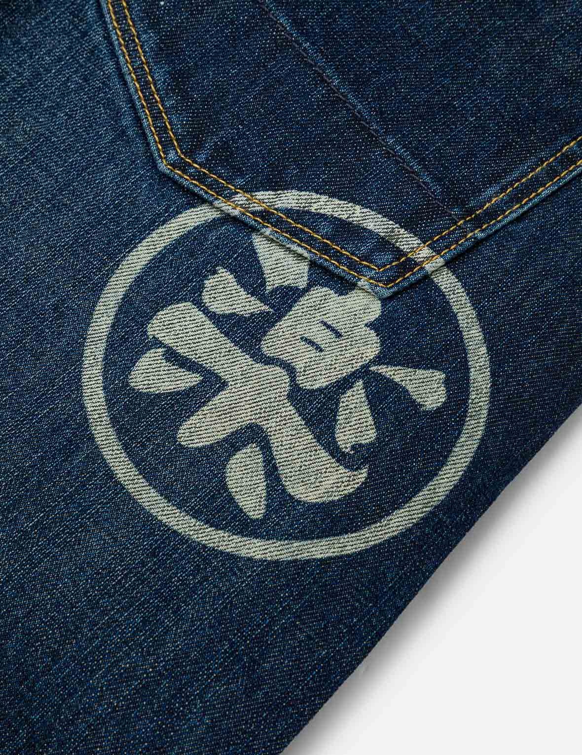 Seagull Print Carrot Fit Jeans #2017 - 5