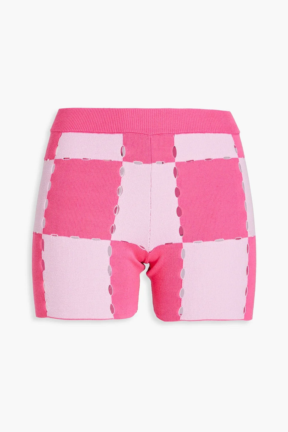 Gelato checked cotton-blend shorts - 1