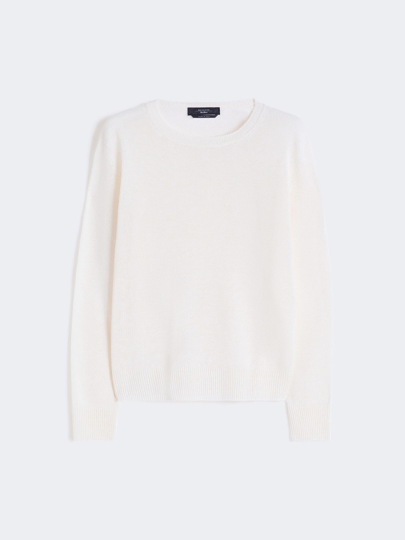ATZECO Linen yarn jumper - ECRU 1