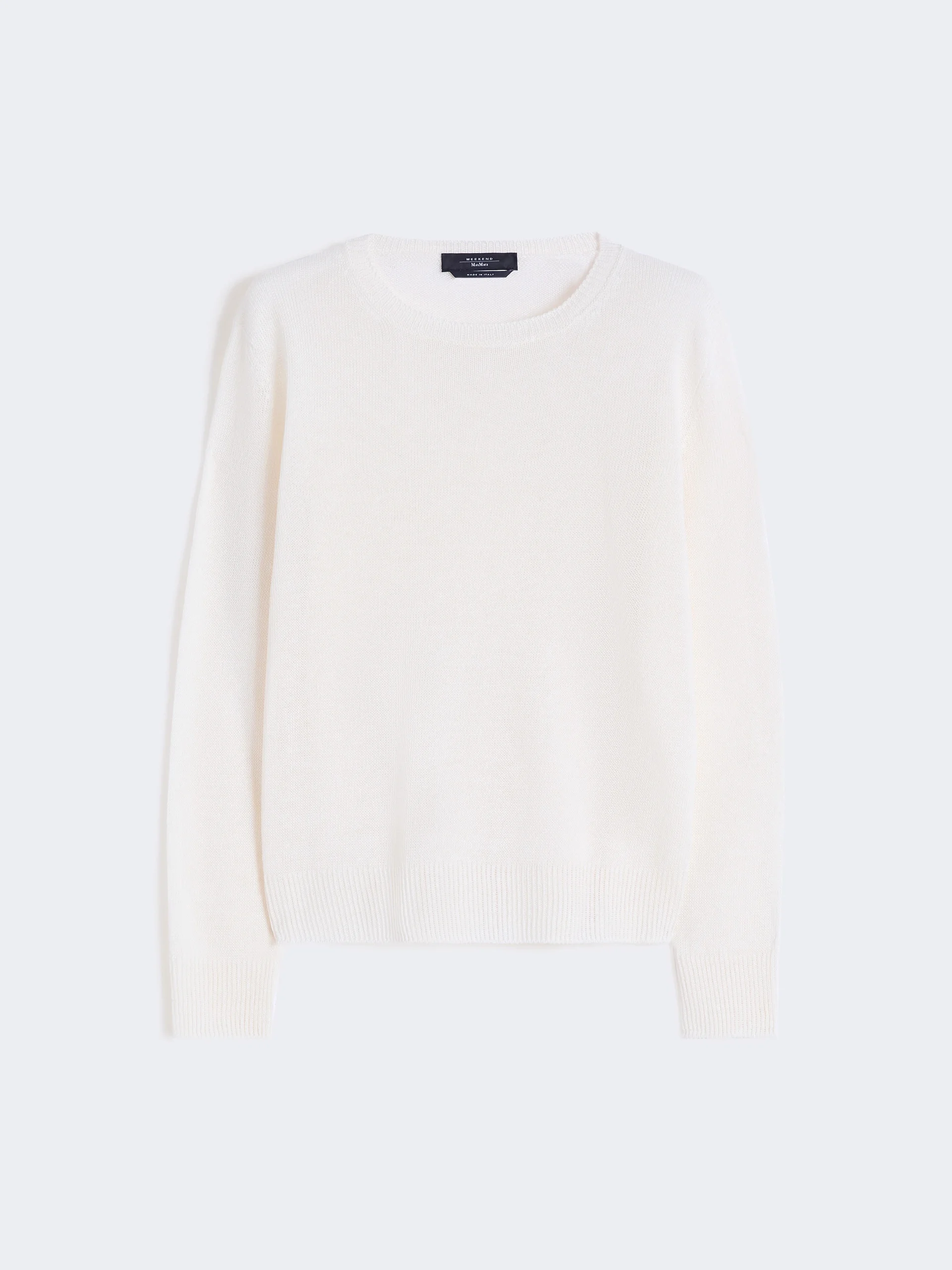 Linen yarn jumper - ECRU - 1