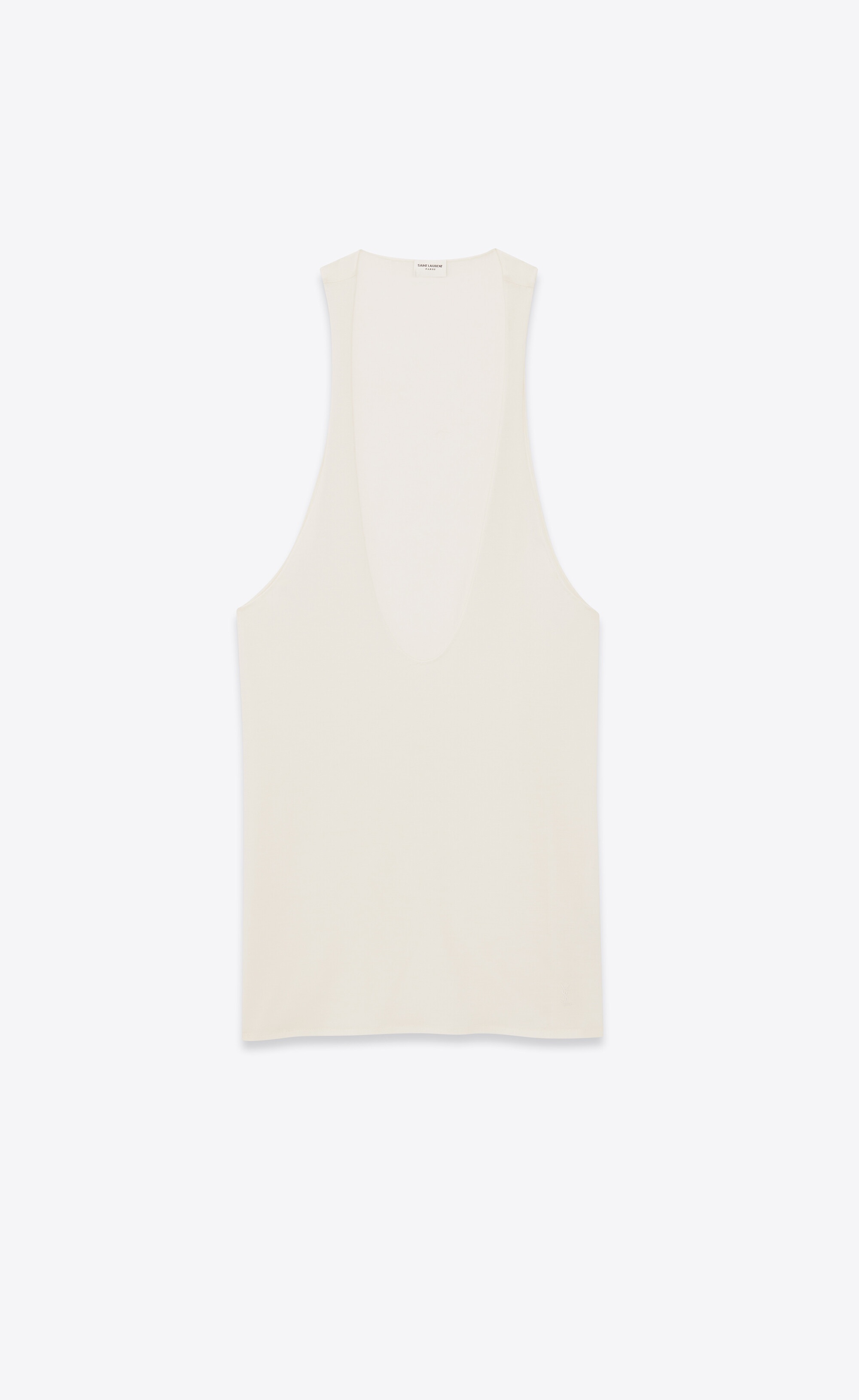 cassandre tank top in silk jersey - 1