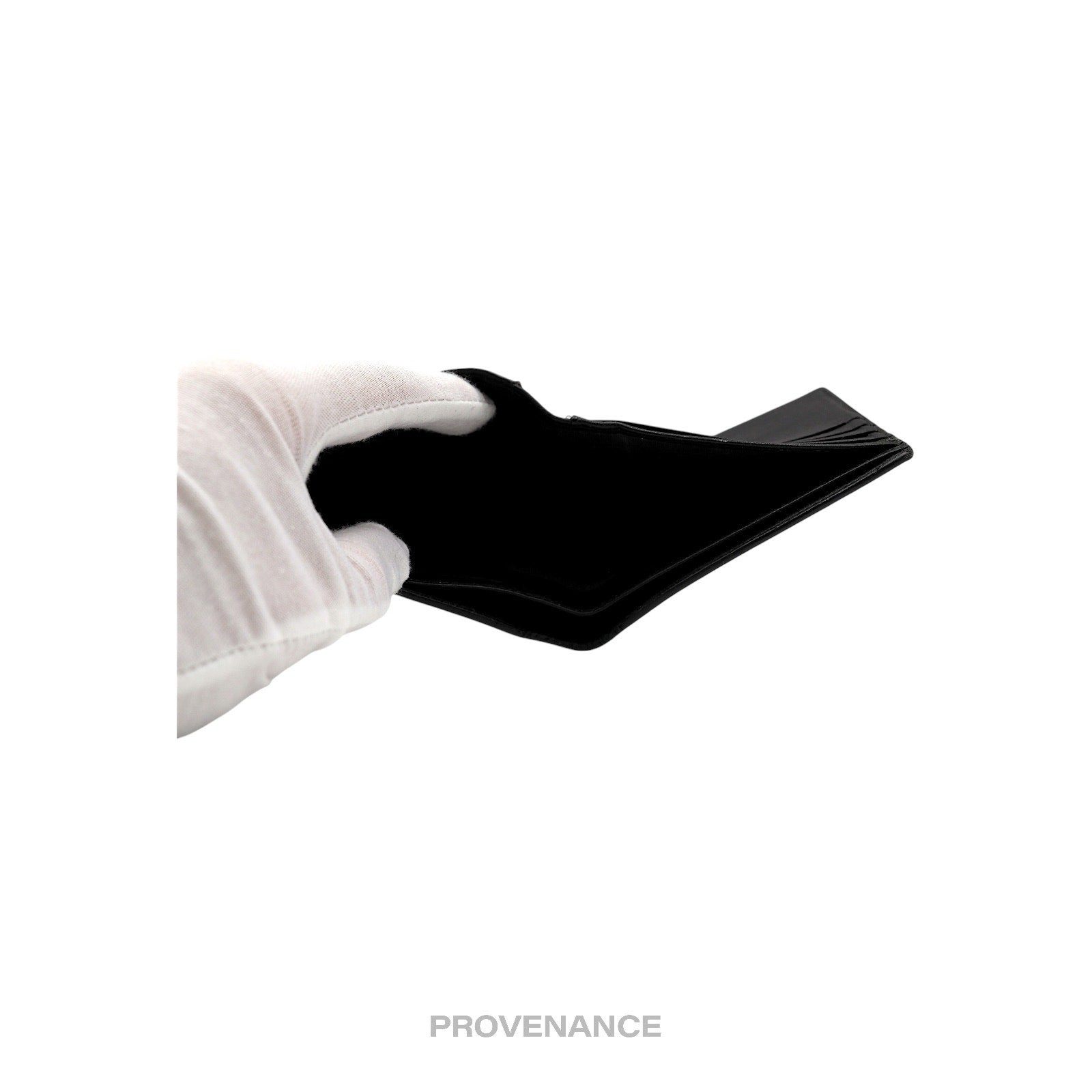 Balenciaga 8CC Logo Bifold Wallet - Black - 7