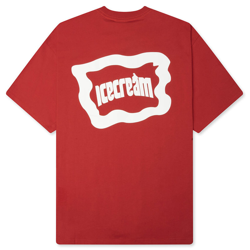 ICECREAM STREET LIFE S/S KNIT TEE - POMPEIAN RED outlook