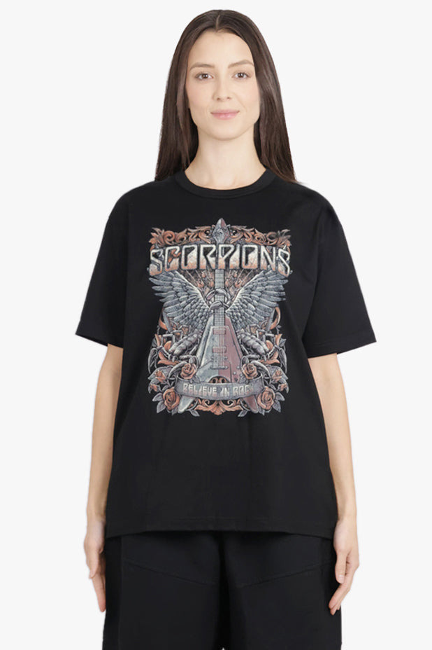 SCORPIONS PRINT S/S T-SHIRT | BLACK/MULTI - 3