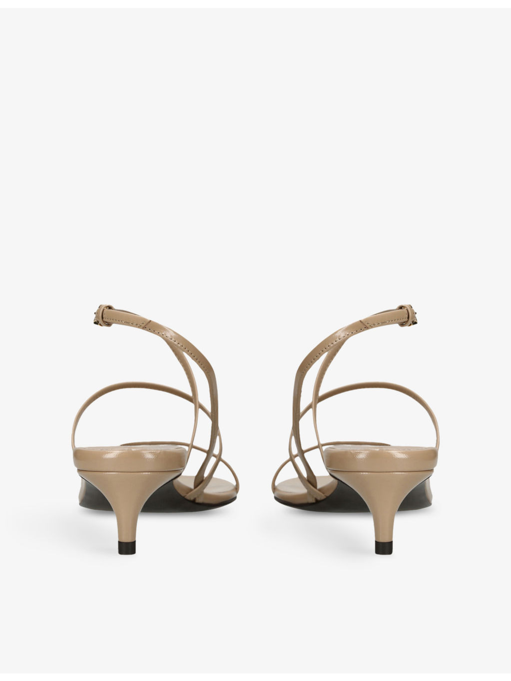 Loop Kitten-Heel Leather Sandals - 4
