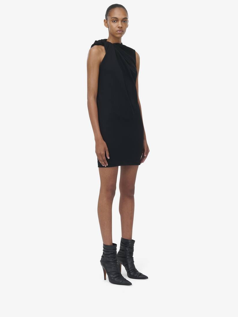 Knot Detail Mini Dress - 3